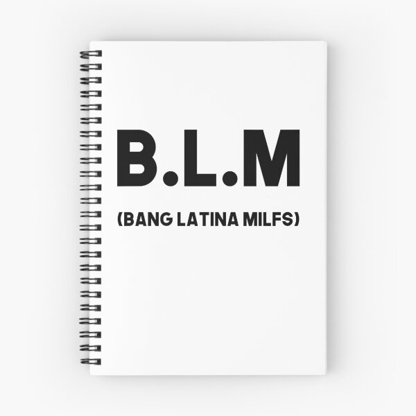 Item preview, Divertido B.L.M Bang Latina Milfs Humor adulto Cool Sarcasm Quote designed and sold by Princeps-.