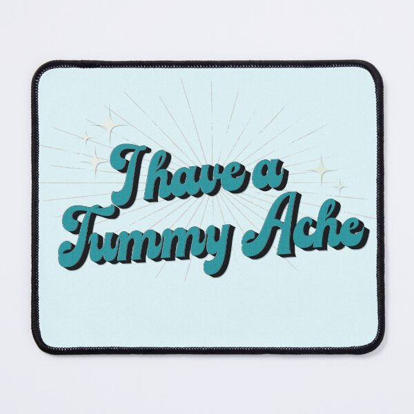 Item preview, I have a tummy ache retro font no background designed and sold by Lily Trenchard.