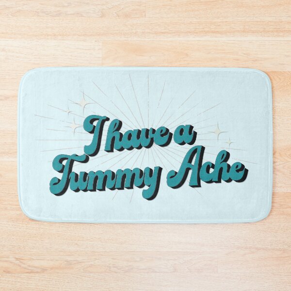 Item preview, I have a tummy ache retro font no background  designed and sold by Lily Trenchard.