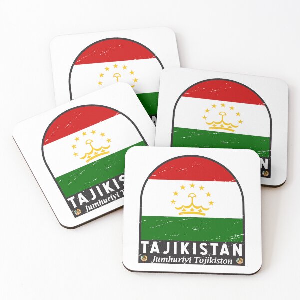 Item preview, Tajikistan Flag Emblem Distressed Vintage designed and sold by KrisSidDesigns.