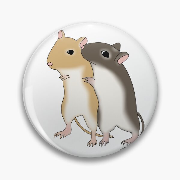 Item preview, Two Cute hugging gerbils designed and sold by Becky-Marie.