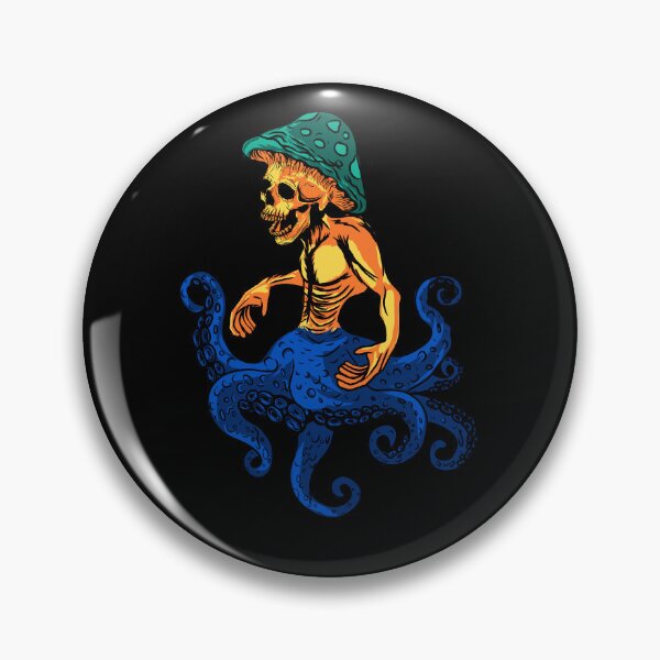 Item preview, Octopus Mushroom Skull Creature Character designed and sold by Rustic Valley Studio.