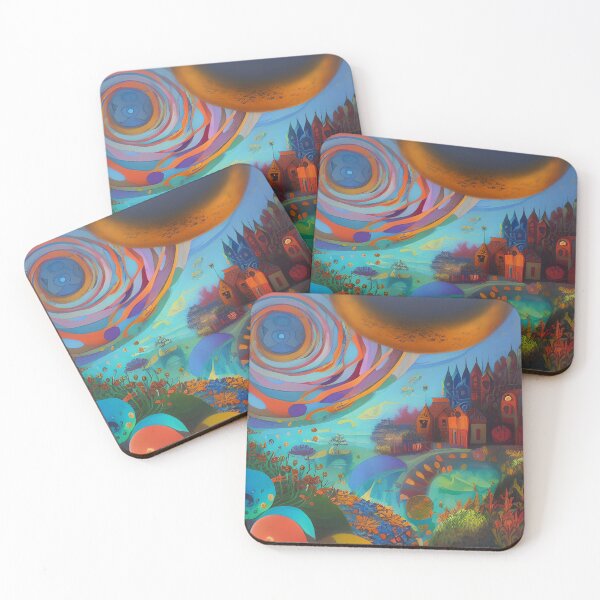 Item preview, Over the hills and far away - Abstract & fantasy designed and sold by The-Meraki-Man.