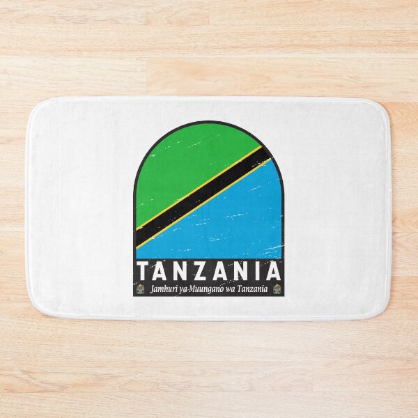 Item preview, Tanzania Flag Emblem Distressed Vintage designed and sold by KrisSidDesigns.