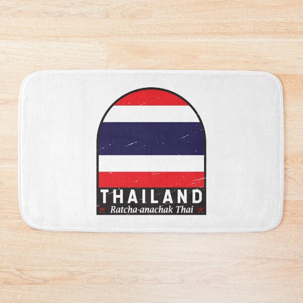 Item preview, Thailand Flag Emblem Distressed Vintage designed and sold by KrisSidDesigns.
