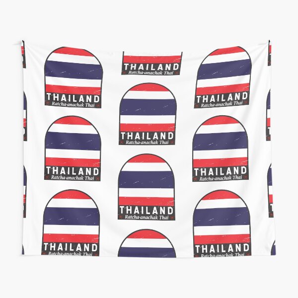 Item preview, Thailand Flag Emblem Distressed Vintage designed and sold by KrisSidDesigns.