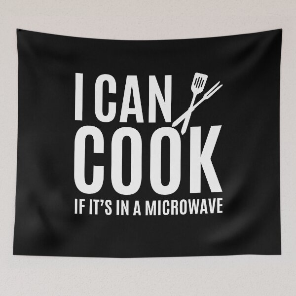 Item preview, I Can Cook Microwave Oven designed and sold by MooonTees.