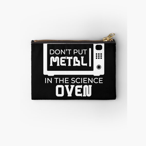 Item preview, Metal In The Science Oven Microwave Oven designed and sold by MooonTees.