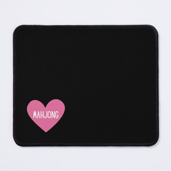 Item preview, I Love Mahjong Pink Heart designed and sold by NinniSilver.