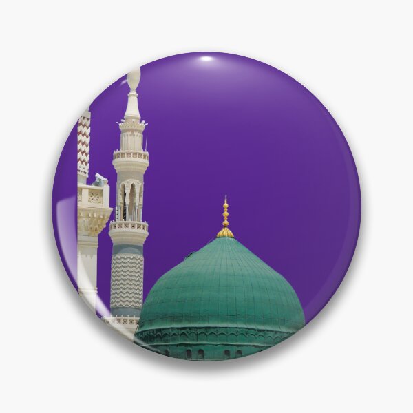 Item preview, Islamic Wall Art, Al-Masjid an-Nabawi Great Mosque of Mecca Quran Umrah, islamic, gray and green mosque1 designed and sold by AnadAA.