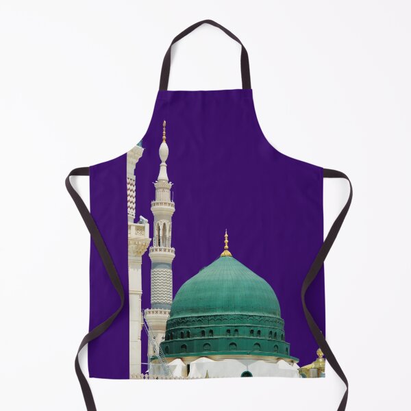 Item preview, Islamic Wall Art, Al-Masjid an-Nabawi Great Mosque of Mecca Quran Umrah, islamic, gray and green mosque1 designed and sold by AnadAA.