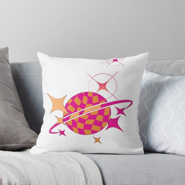 Aperçu de l'œuvre Espace groovy rose et orange créée et vendue par RKshops.