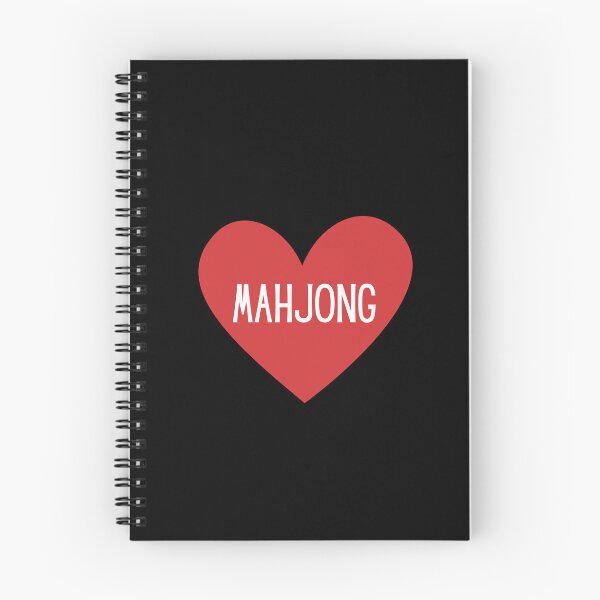 Item preview, I Love Mahjong Red Heart designed and sold by NinniSilver.