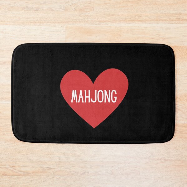 Item preview, I Love Mahjong Red Heart designed and sold by NinniSilver.