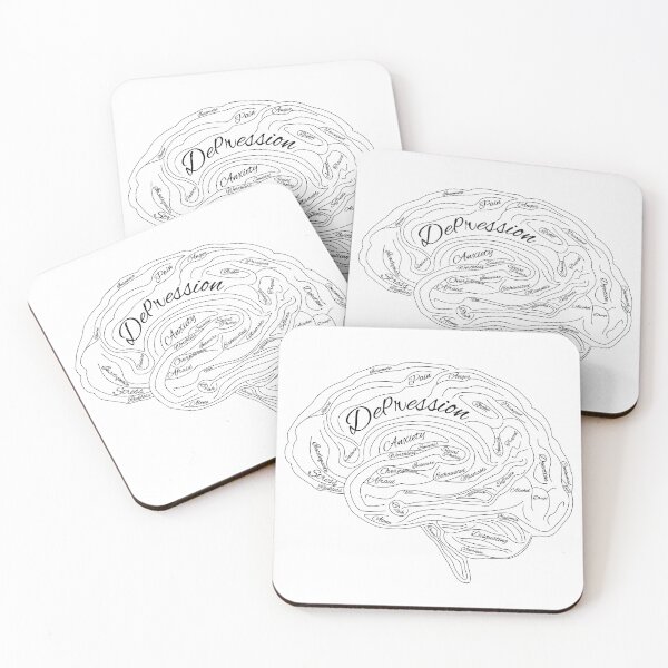 Item preview, Depression is a Mental Maze designed and sold by BuddingTree.