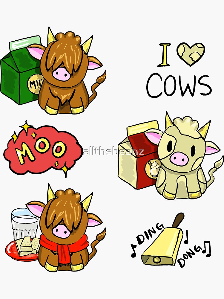 moomoo (logo) Sticker for Sale by magicact