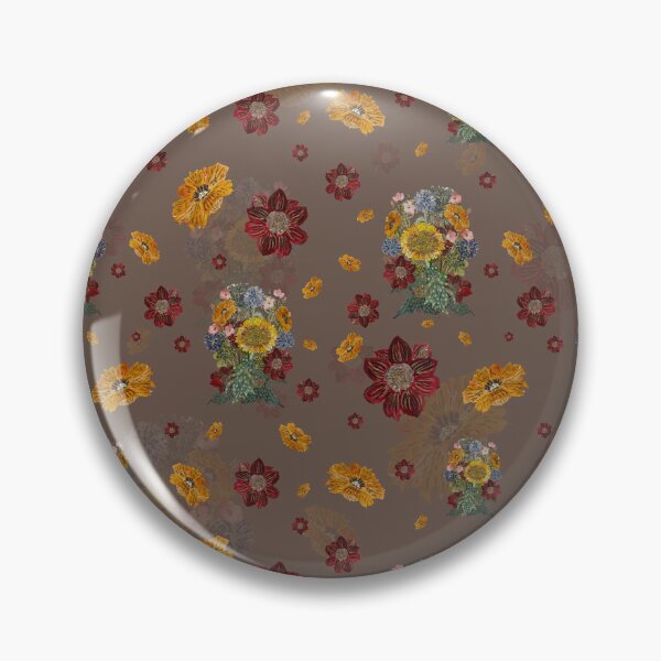 Artikelvorschau, Bouquet flower seamless pattern on dusty pink background entworfen und verkauft von Yana Mustafina | Boho Soulful Designs.