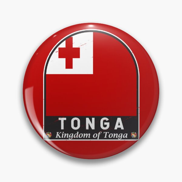 Item preview, Tonga Flag Emblem Distressed Vintage designed and sold by KrisSidDesigns.