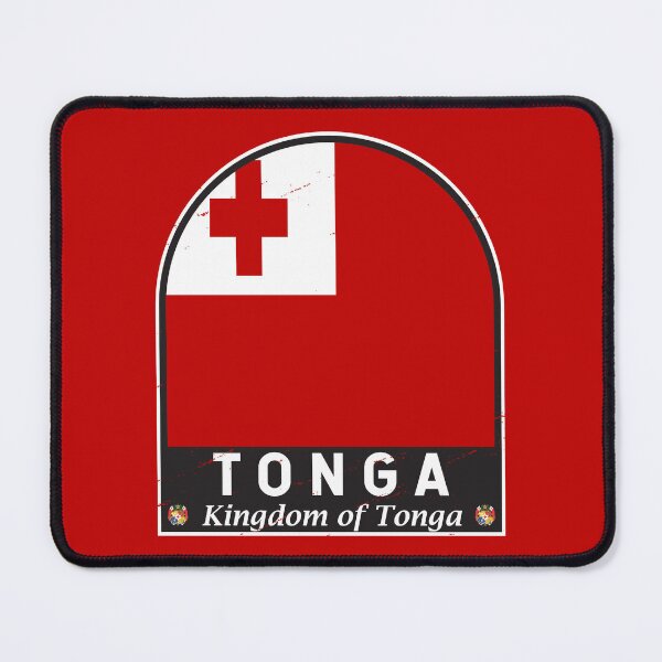 Item preview, Tonga Flag Emblem Distressed Vintage designed and sold by KrisSidDesigns.