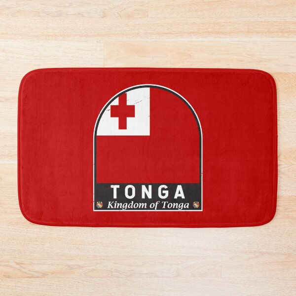 Item preview, Tonga Flag Emblem Distressed Vintage designed and sold by KrisSidDesigns.