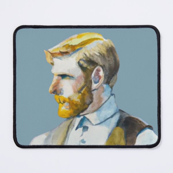 Item preview, Vintage portrait blonde man, blonde man antique portrait, classical original portrait, old portrait, artist painting, old painting, designed and sold by Artsareus.