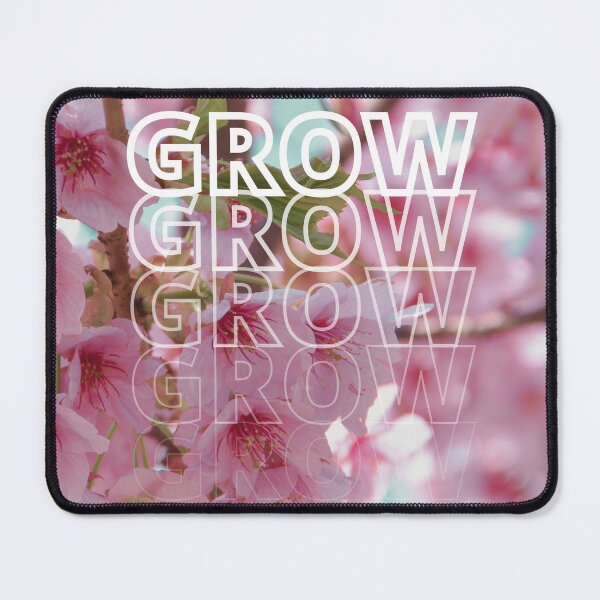 Item preview, GROW (above) - Pure Pink Floral Blossoms designed and sold by AliceSLee.