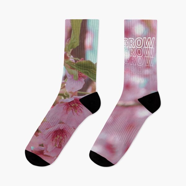 Item preview, GROW (above) - Pure Pink Floral Blossoms designed and sold by AliceSLee.