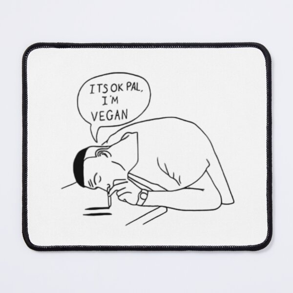 Item preview, It's Ok Pal Vegan Funny designed and sold by FirnandArt.