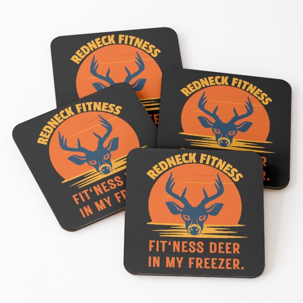 Item preview, Redneck Fitness Deer Hunting Funny Outdoors Saying designed and sold by OutdoorsZee1.