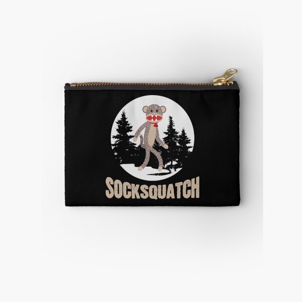 Item preview, Sock Monkey Sasquatch Socksquatch, Funny Bigfoot Sighting  designed and sold by Maria Garcia.