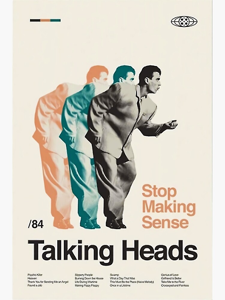 Discover Vintage Stop Making Sense, Talking Heads Premium Matte Vertical Poster