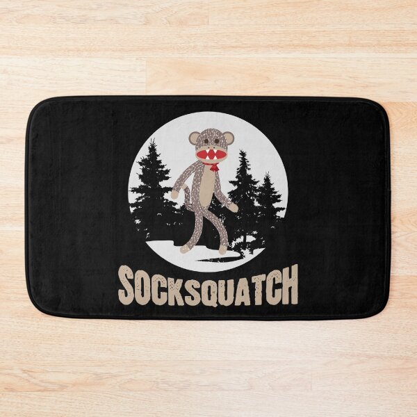 Item preview, Sock Monkey Sasquatch Socksquatch, Funny Bigfoot Sighting  designed and sold by Maria Garcia.