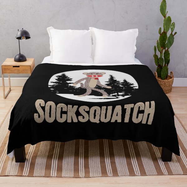 Item preview, Sock Monkey Sasquatch Socksquatch, Funny Bigfoot Sighting  designed and sold by Maria Garcia.
