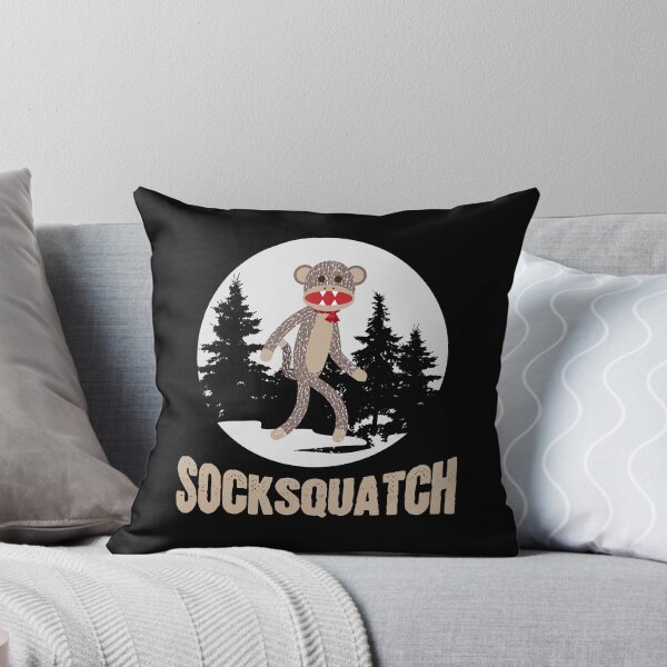 Item preview, Sock Monkey Sasquatch Socksquatch, Funny Bigfoot Sighting  designed and sold by Maria Garcia.