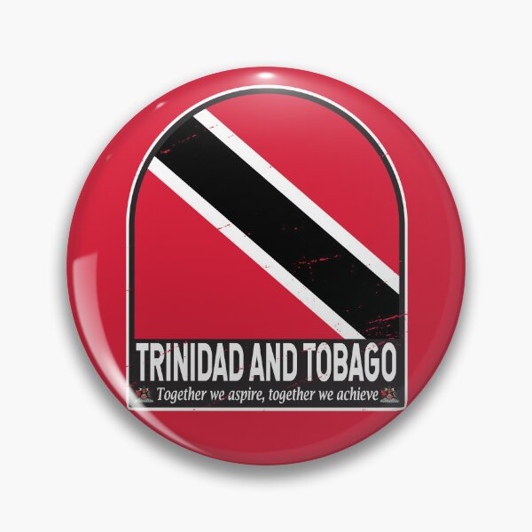 Item preview, Trinidad and Tobago Flag Emblem Distressed Vintage designed and sold by KrisSidDesigns.