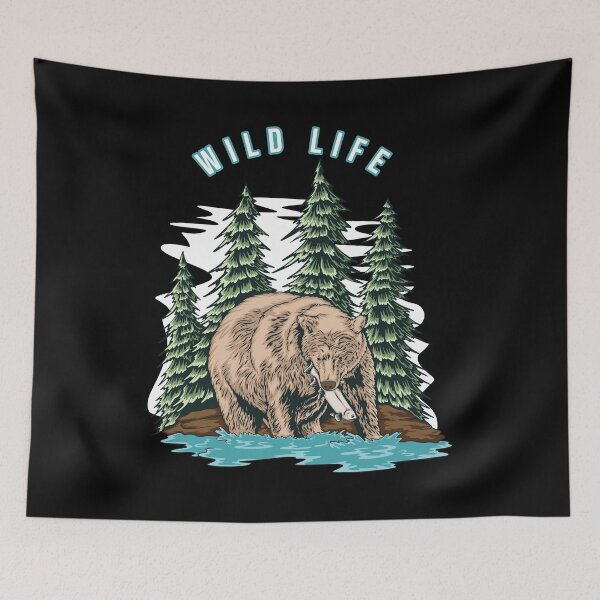 Item preview, Wild Life - Grizzly bear designed and sold by ArtStile.
