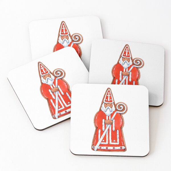 Item preview, St Nicholas Cookie Sticker designed and sold by Wendy Edelson.