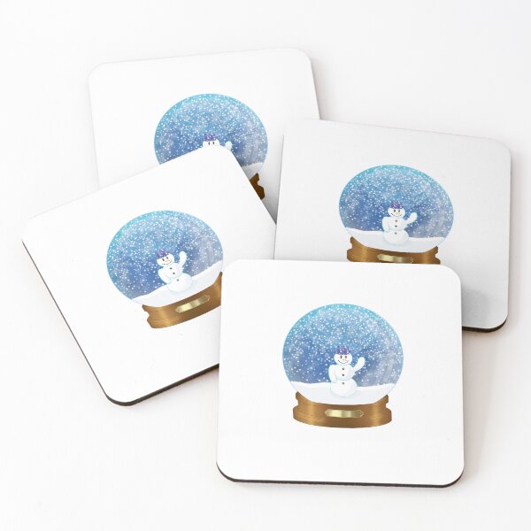 Item preview, Waving Snowman Snow Globe designed and sold by DreamFruit11.