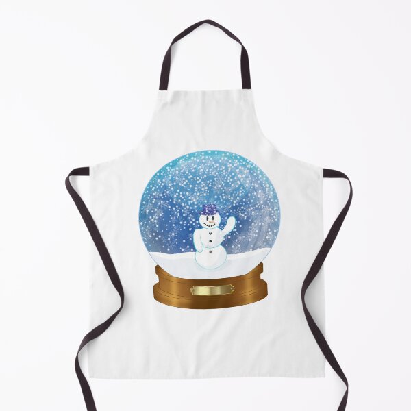 Item preview, Waving Snowman Snow Globe designed and sold by DreamFruit11.