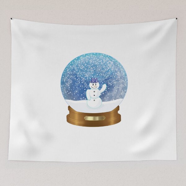 Item preview, Waving Snowman Snow Globe designed and sold by DreamFruit11.