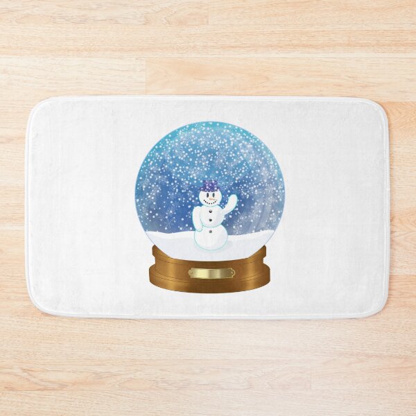 Item preview, Waving Snowman Snow Globe designed and sold by DreamFruit11.