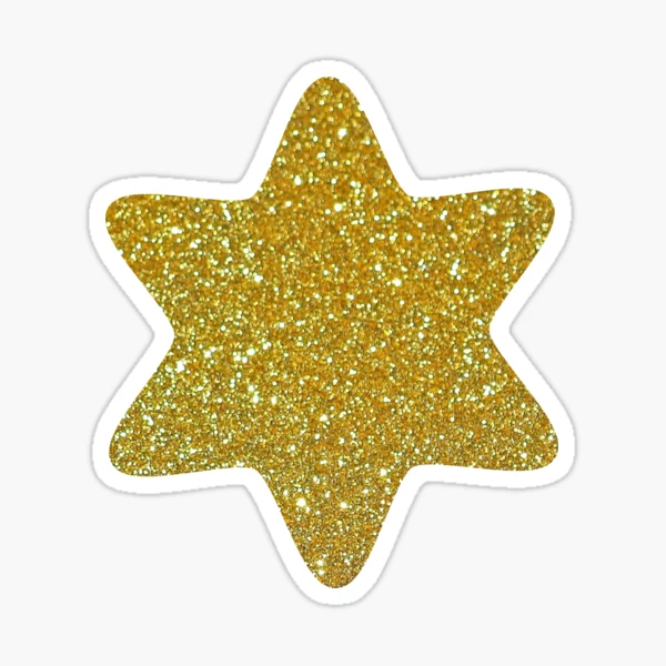 Gold Star Sticker for Sale by mark somma