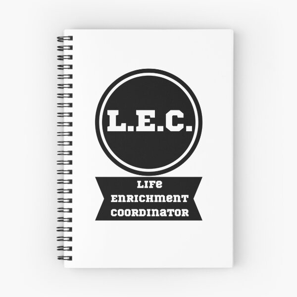 Item preview, LEC Life Enrichment Coordinator Crest designed and sold by RecAttire.