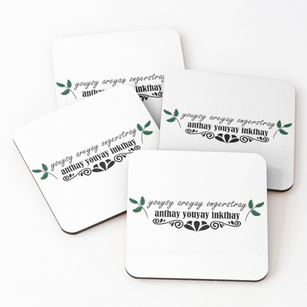 Item preview, Youysy areyay ongerstray anthay youyay inktay designed and sold by Abiphia.