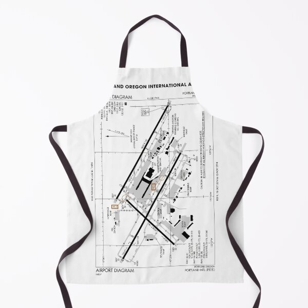 Item preview, Portland Oregon PDX International Airport Map designed and sold by Daniel Hagerman.
