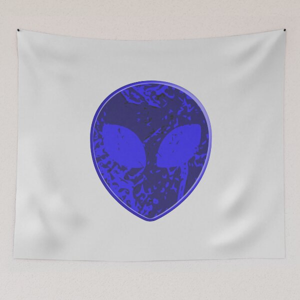 Item preview, ET sticker - Alien face shirt - ET gifts - Colorway blue ET 5 designed and sold by smooshfaceutd.
