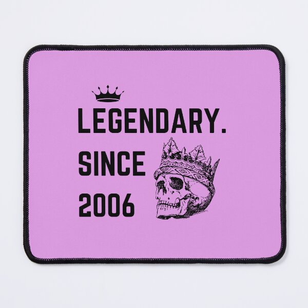 Item preview, Legendary Since 2006, Sweet Sixteen, 16th Birthday Gift, Pink Skull designed and sold by moderncrazeshop.