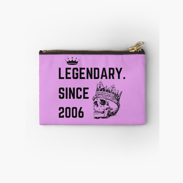 Item preview, Legendary Since 2006, Sweet Sixteen, 16th Birthday Gift, Pink Skull designed and sold by moderncrazeshop.