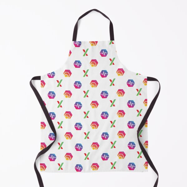 Item preview, Hex, Pulsechain and PulseX Crypto pattern (Version 1 on White) designed and sold by OnlyHexFans.