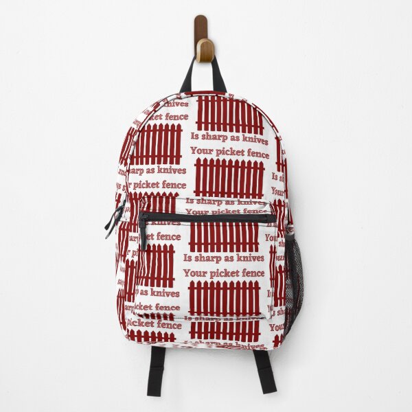 Item preview, Your picket fence is sharp as knives; Maroon designed and sold by katiebca2.